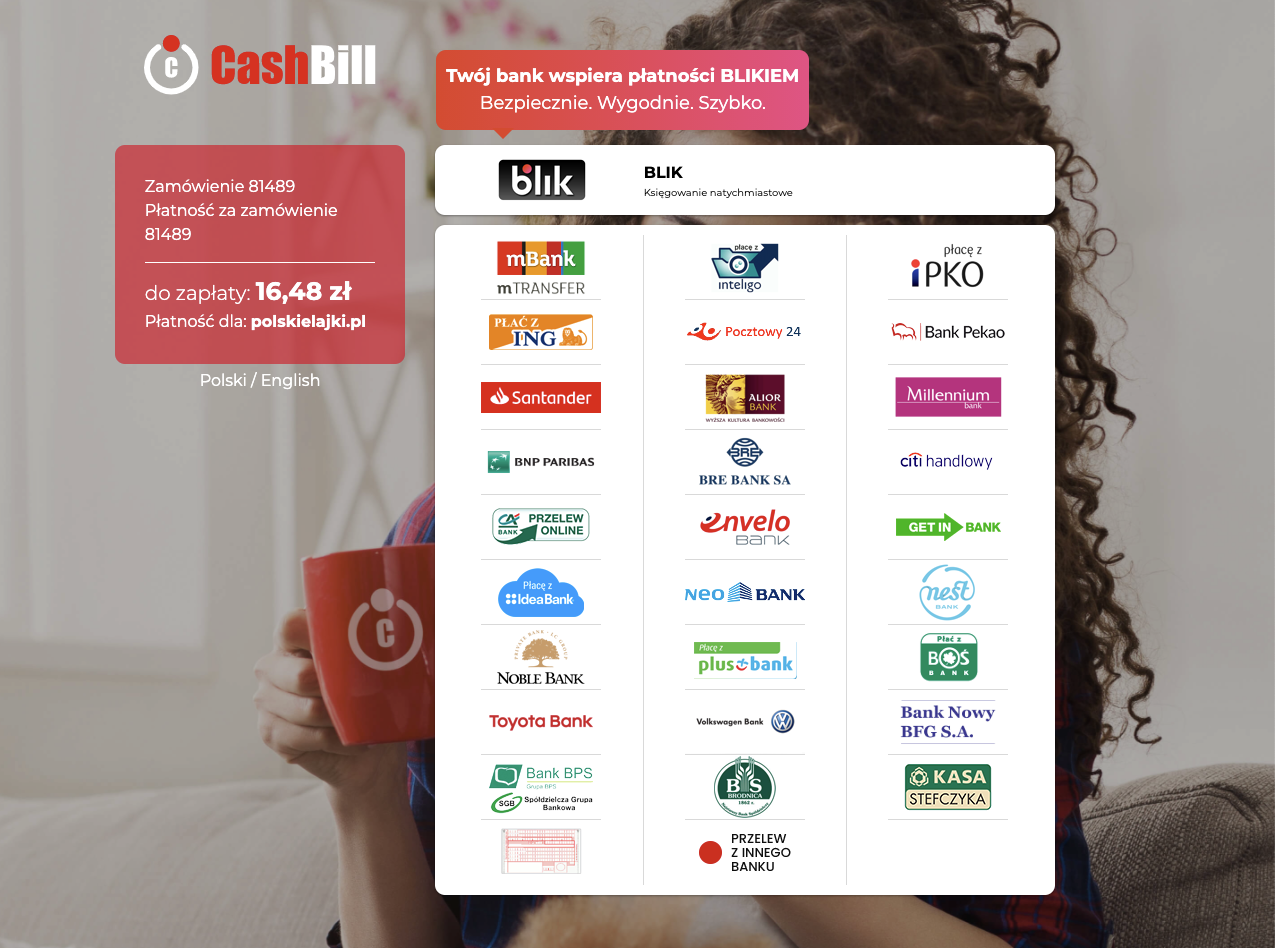 Platności Cashbill - Szybkie płatności online
